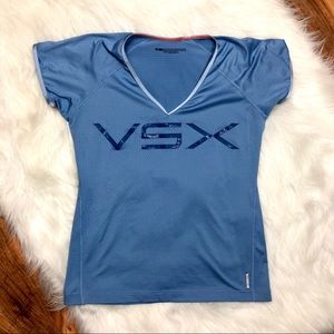 Victoria Secret VSX Short Sleeve V Neck Top